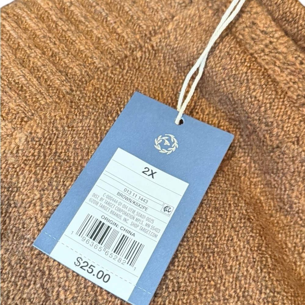 Universal Thread 2X Knit Lounge Shorts - Mocha Brown NWT - Picture 5 of 5